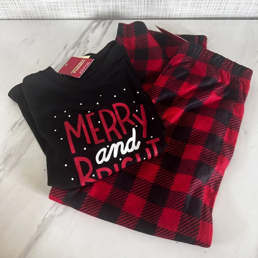 Christmas‎ Pajamas Kid Unisex S 6/7 Holiday Jammies For Your Families New! Bx0